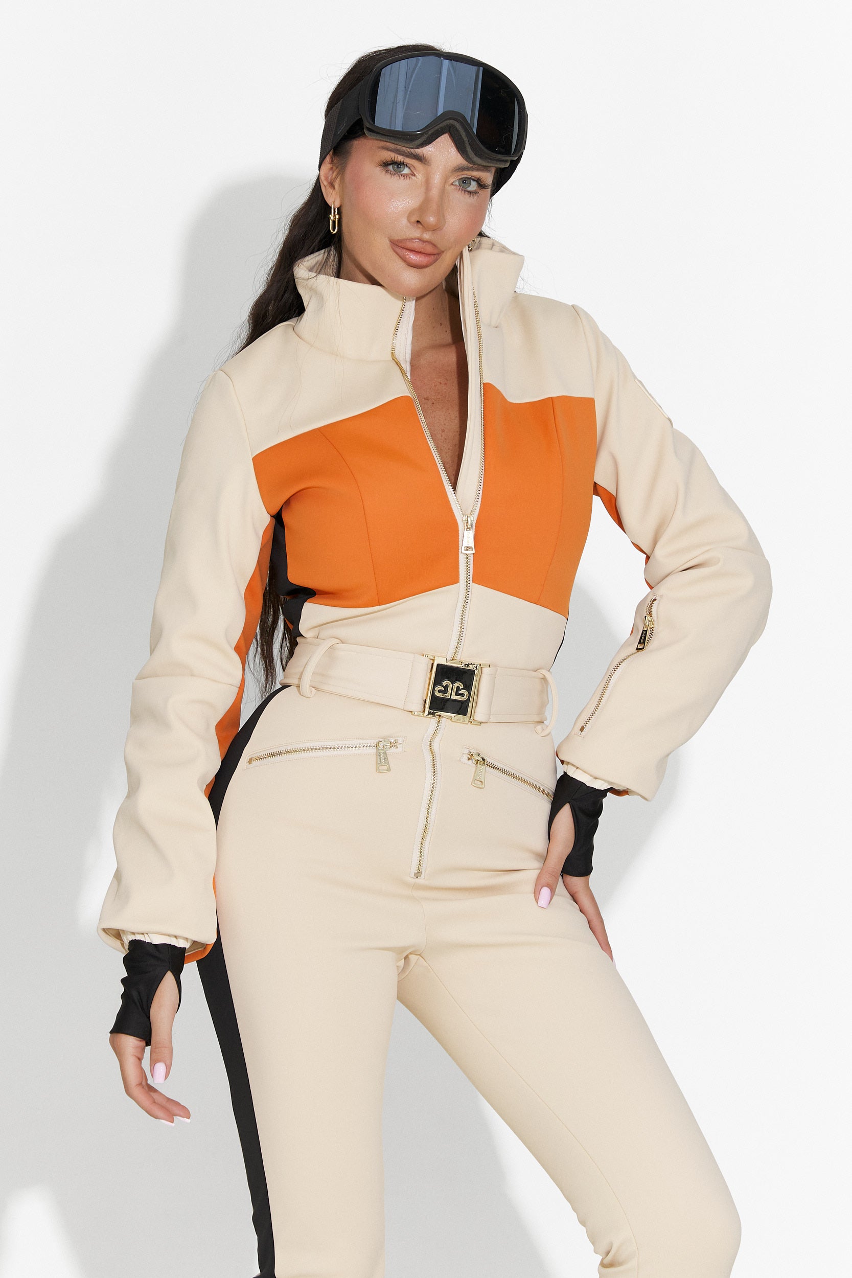 Bézs Vernoa Bogas alkalmi síoverál