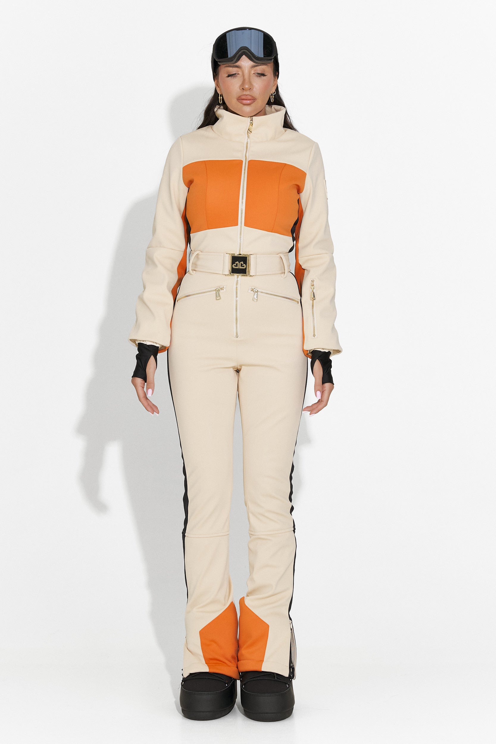 Bézs Vernoa Bogas alkalmi síoverál