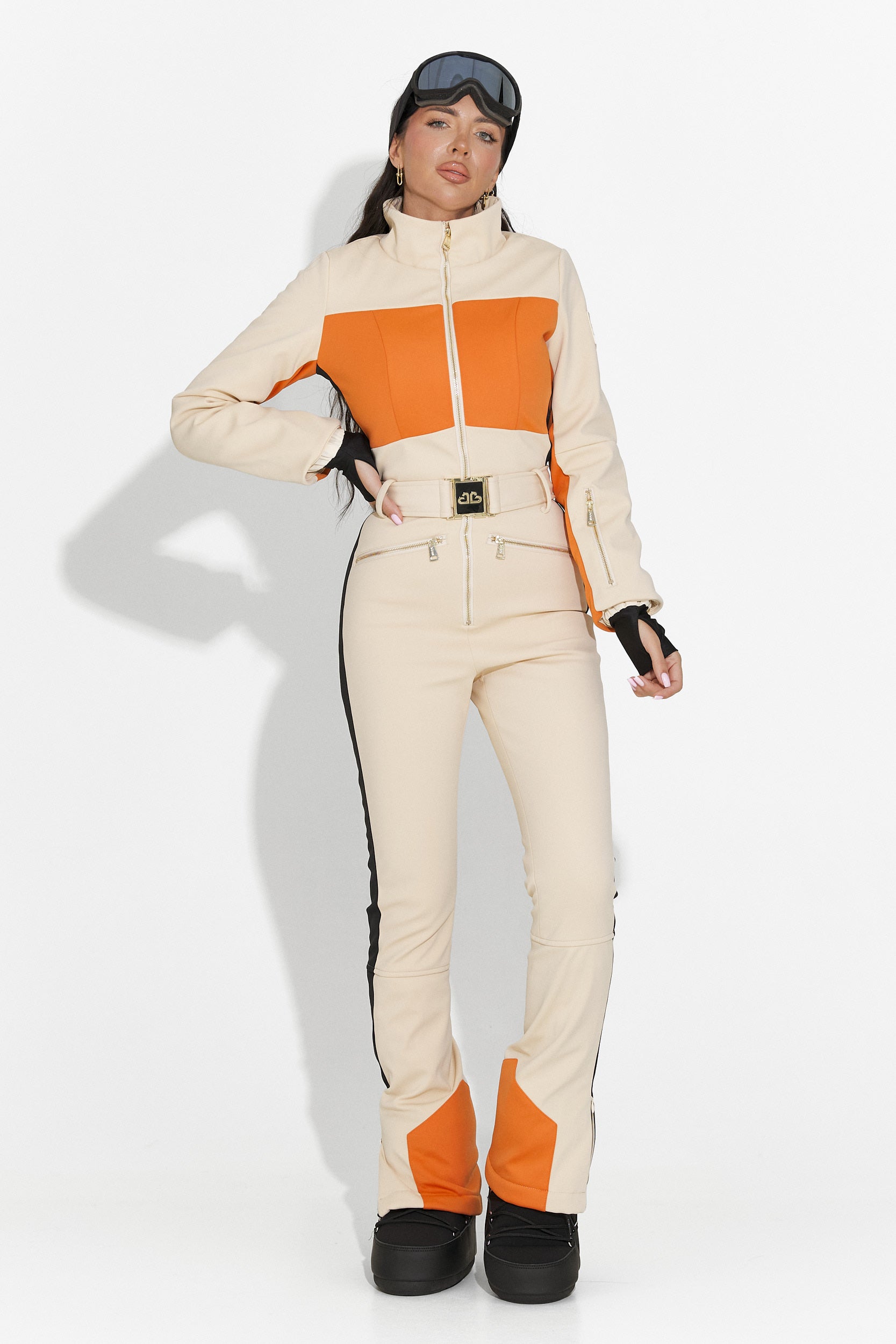 Bézs Vernoa Bogas alkalmi síoverál