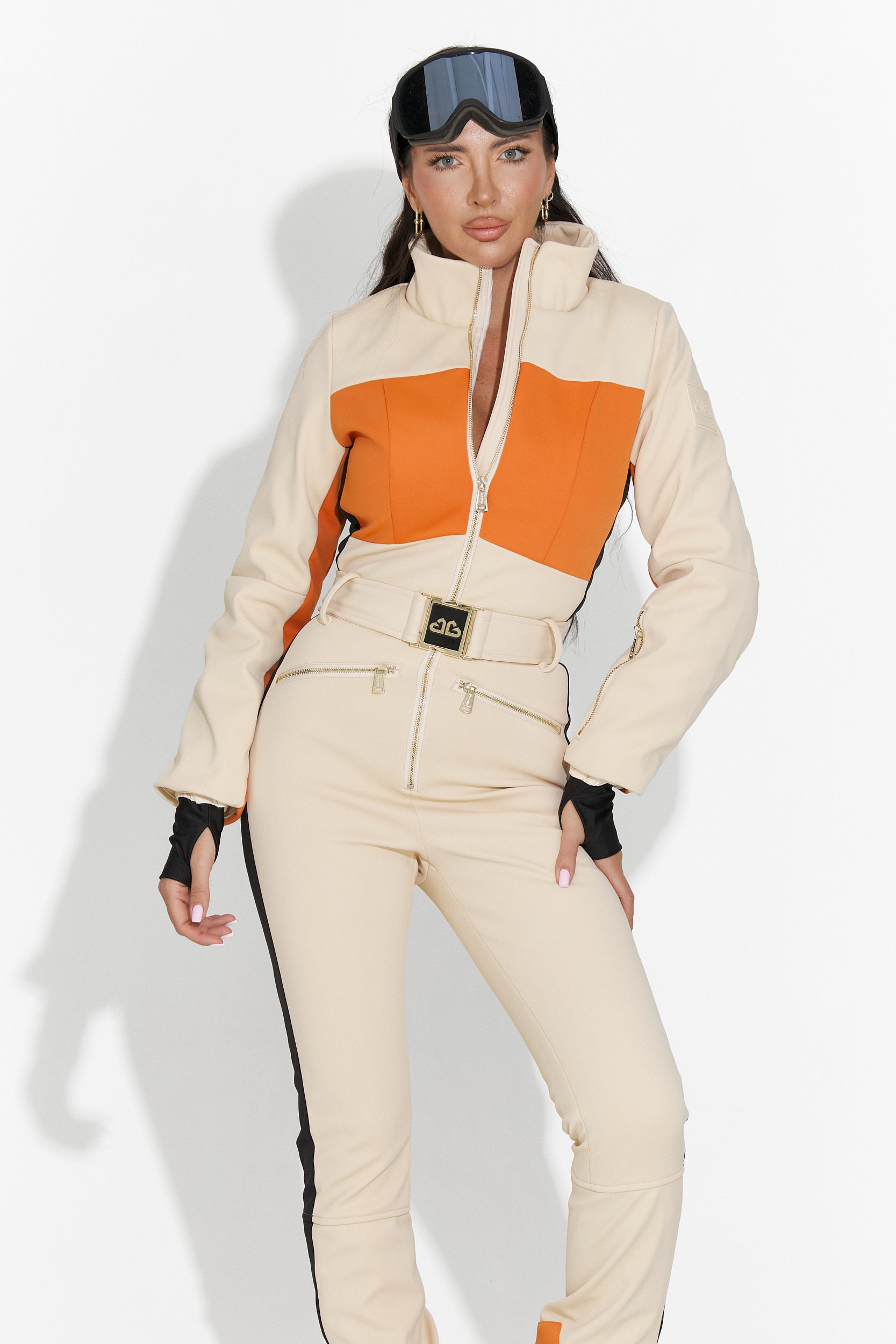 Bézs Vernoa Bogas alkalmi síoverál