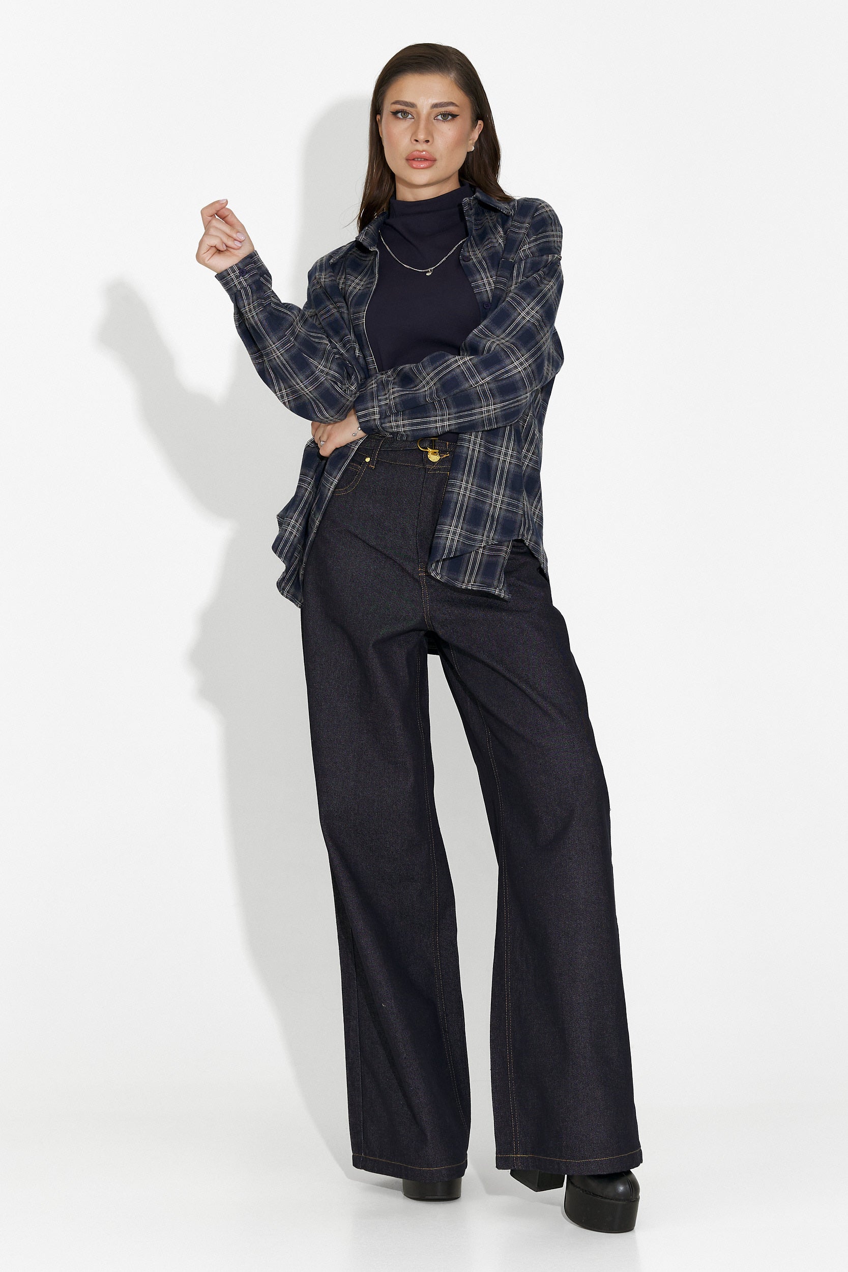 Arlete Bogas női szett: ing + tengerészkék top