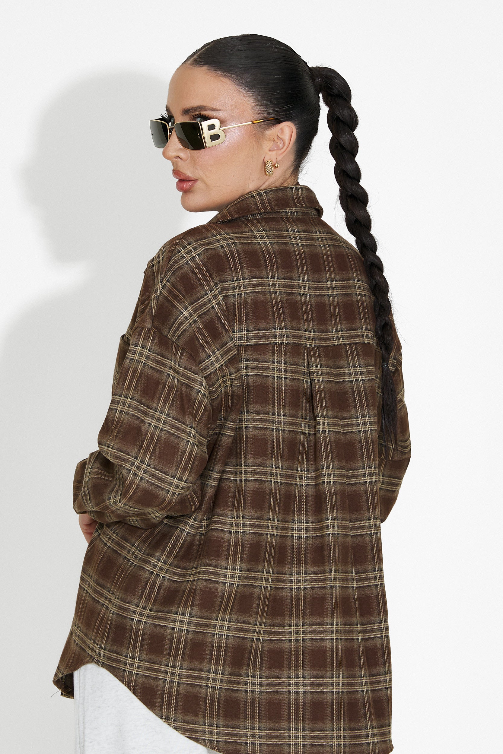 Arlete Bogas női szett: ing + barna top