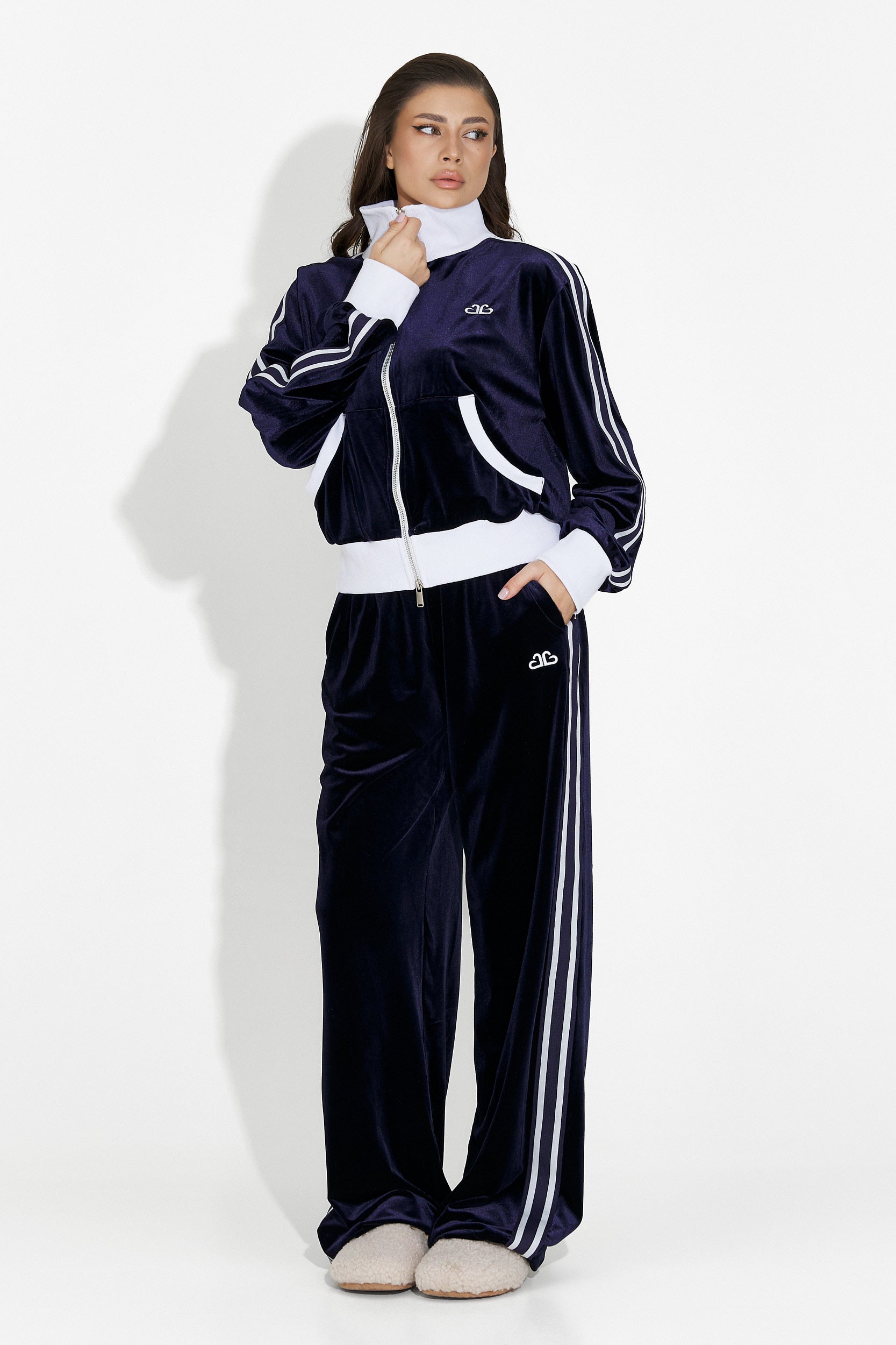 Chanela Bogas Tengerészkék Női Hétköznapi Edzésruha