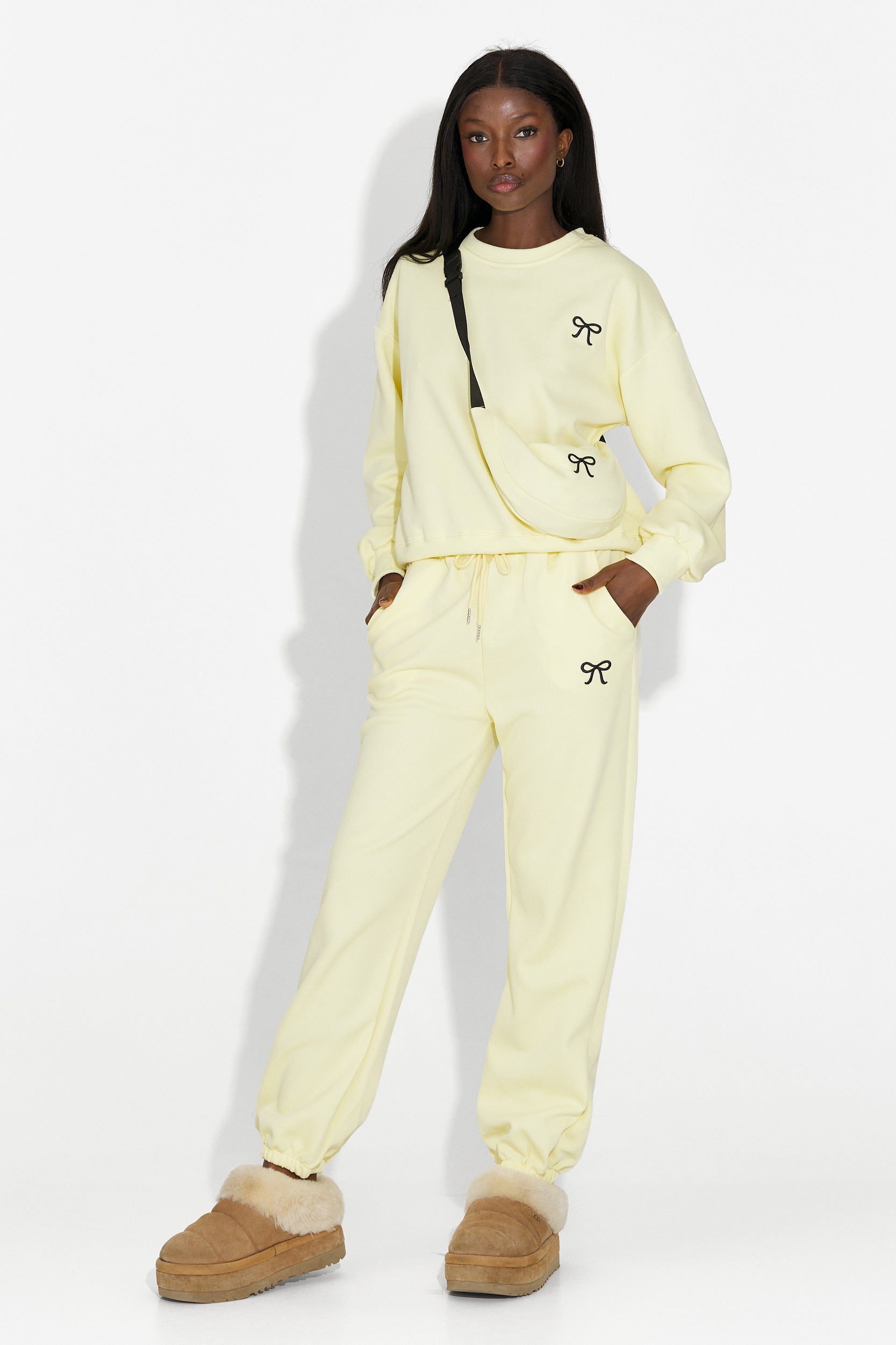 Serelis Bogas Sárga Hétköznapi Női Edzőruha