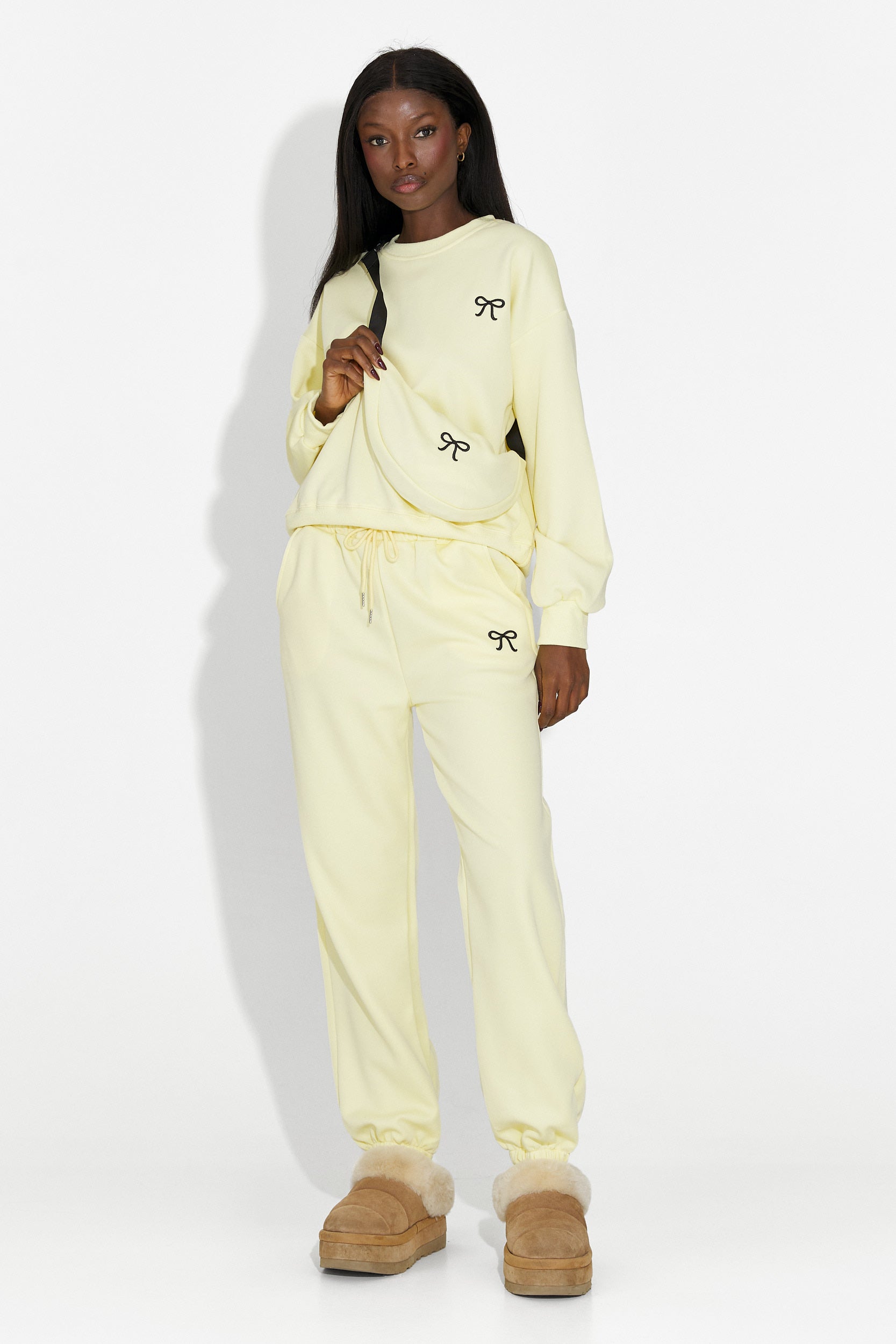 Serelis Bogas Sárga Hétköznapi Női Edzőruha