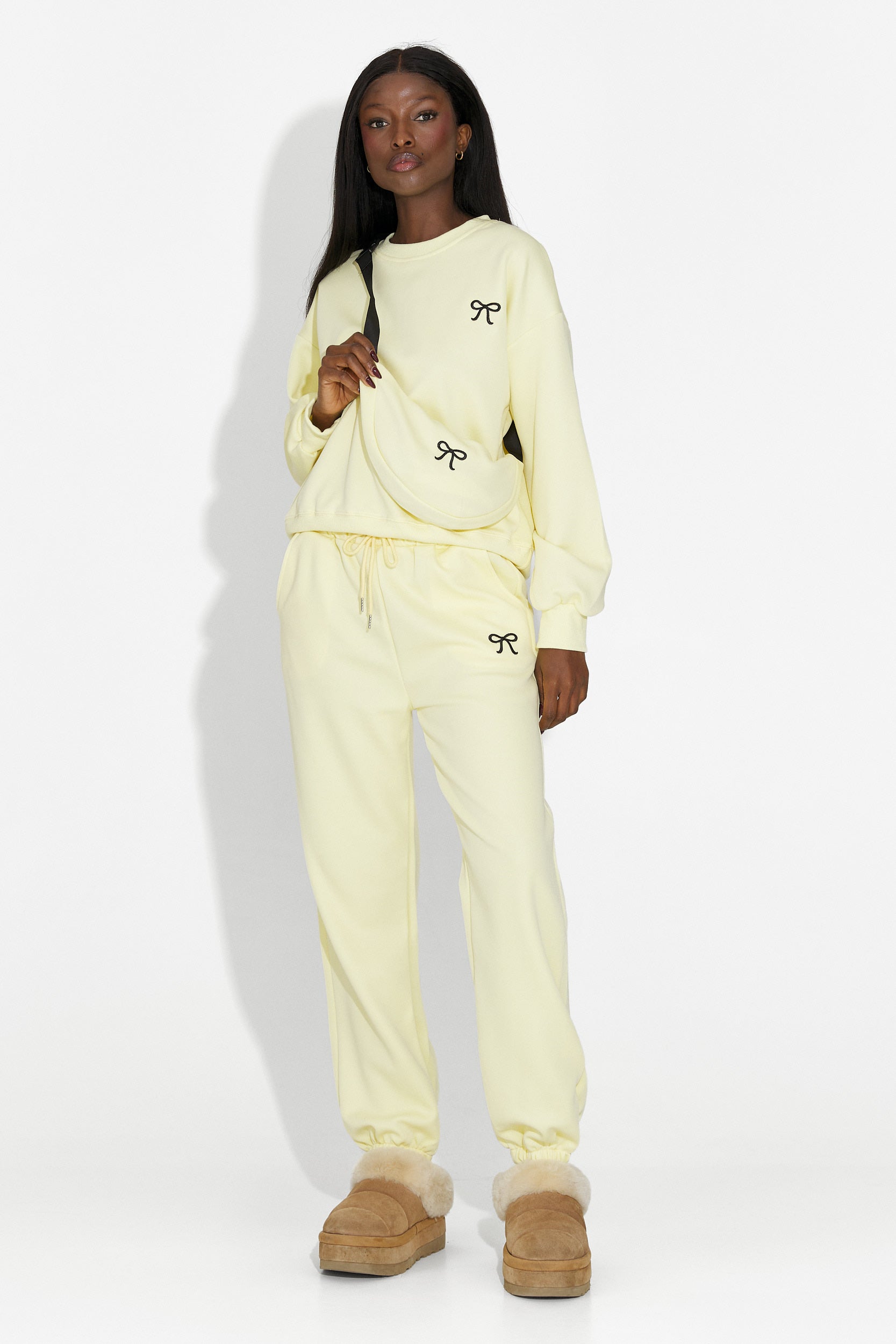 Serelis Bogas Sárga Hétköznapi Női Edzőruha