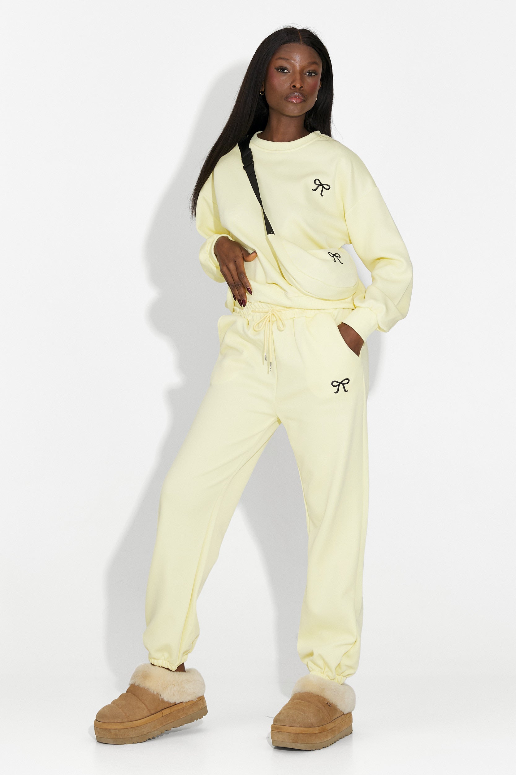 Serelis Bogas Sárga Hétköznapi Női Edzőruha