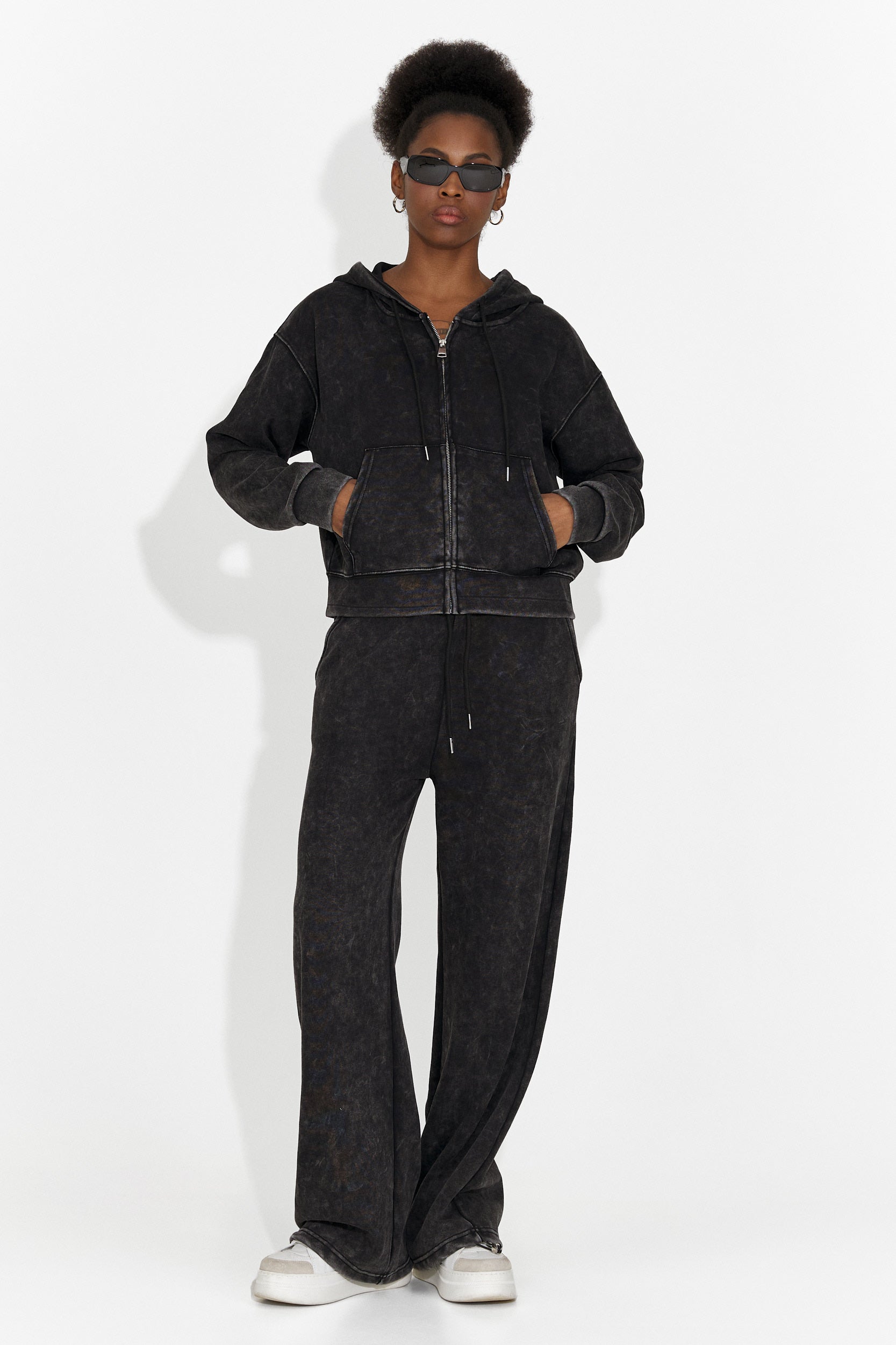 Jiustina Bogas Női Fekete Hétköznapi Edzőruha