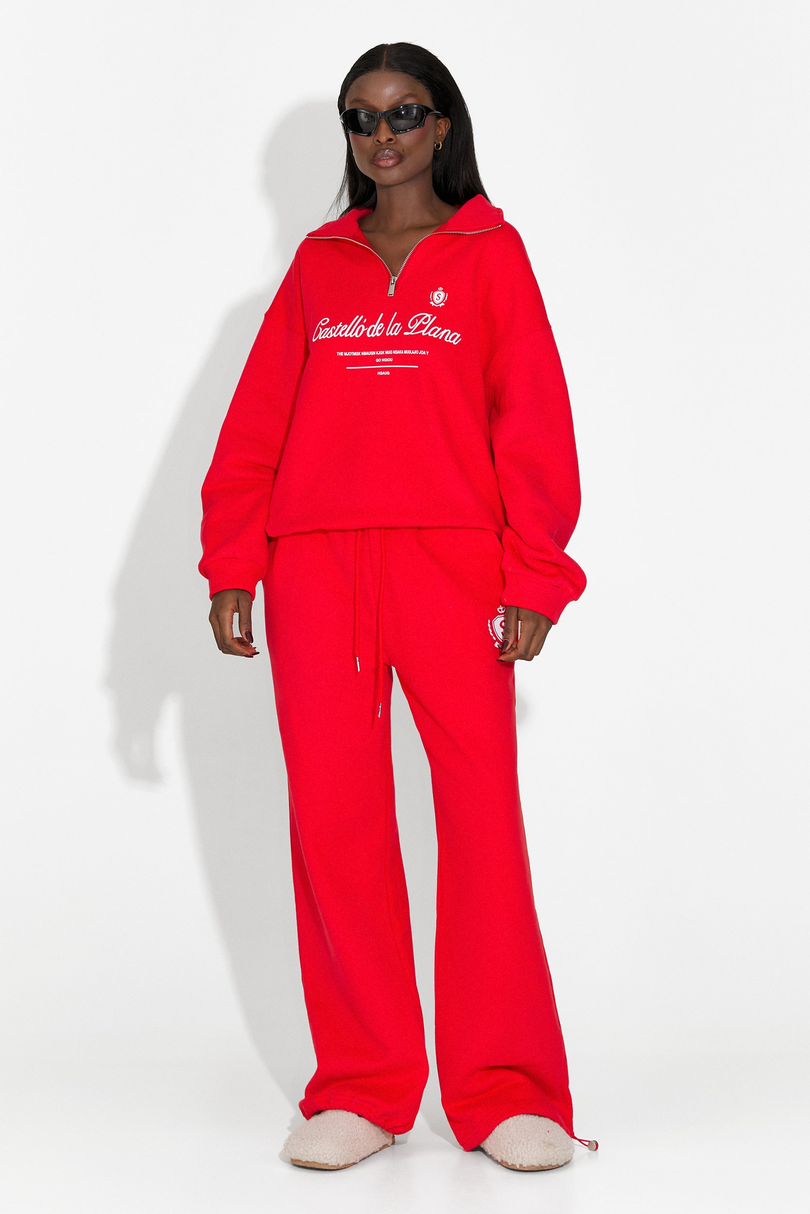 Civora Bogas Véletlenszerű Piros Női Edzőruha