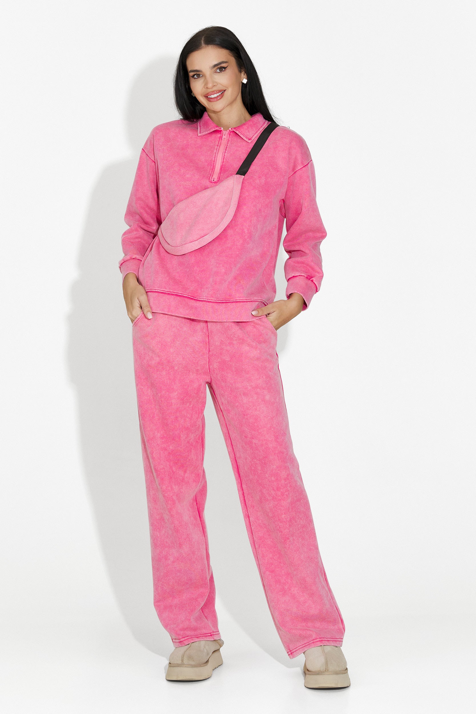 Laza rózsaszín Dionea Bogas női edzőruha