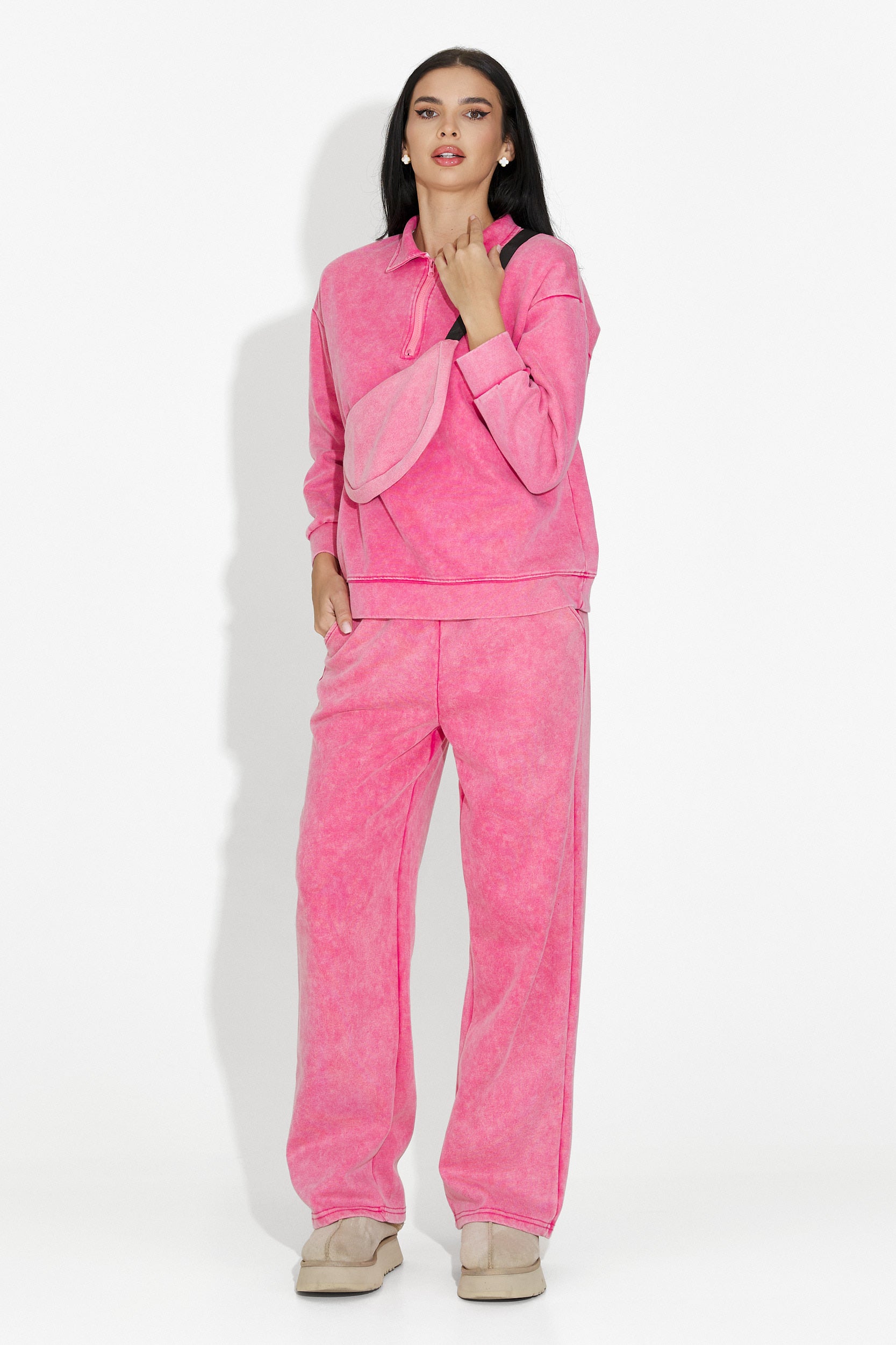 Laza rózsaszín Dionea Bogas női edzőruha