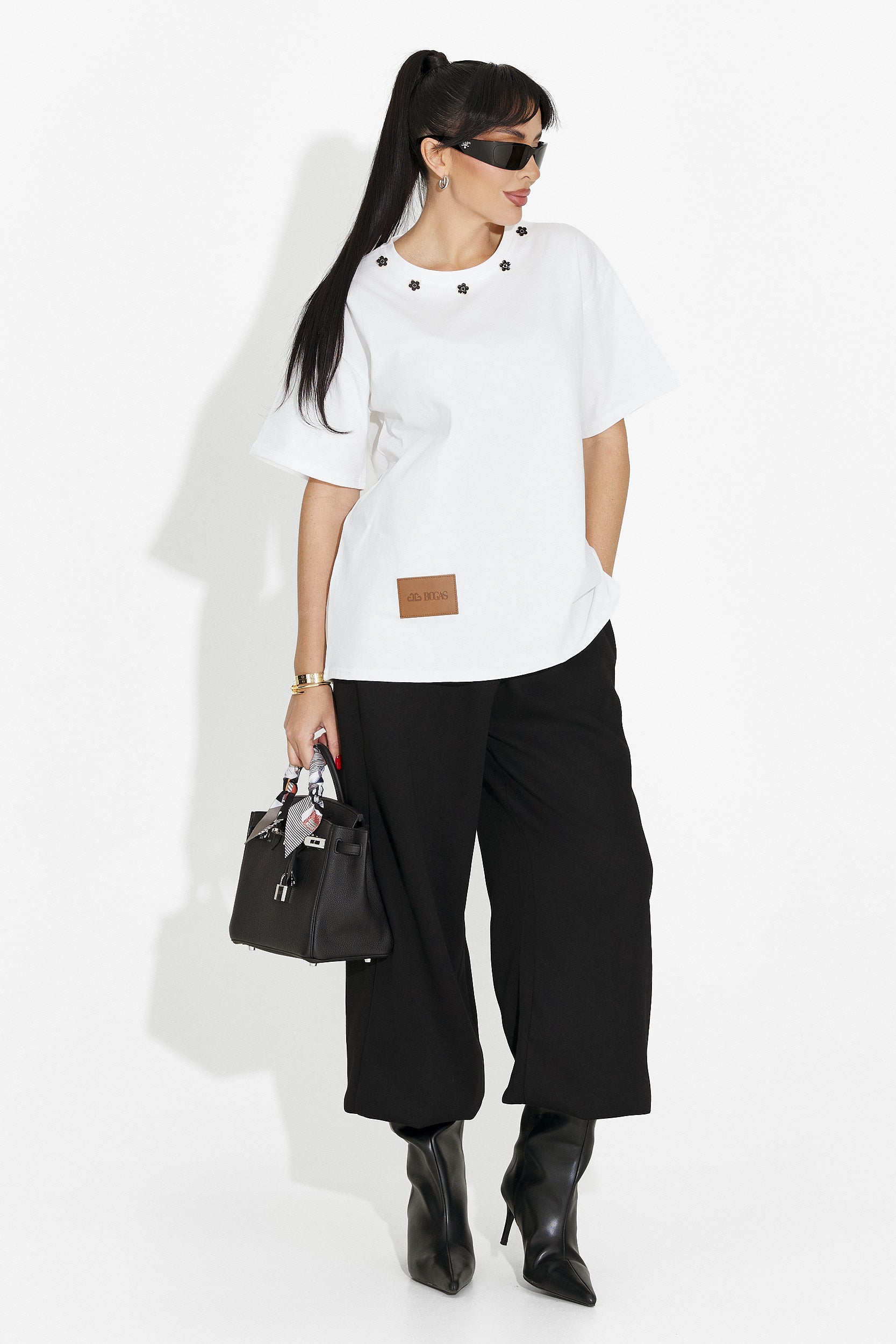 Női fehér hétköznapi póló Arilea Bogas