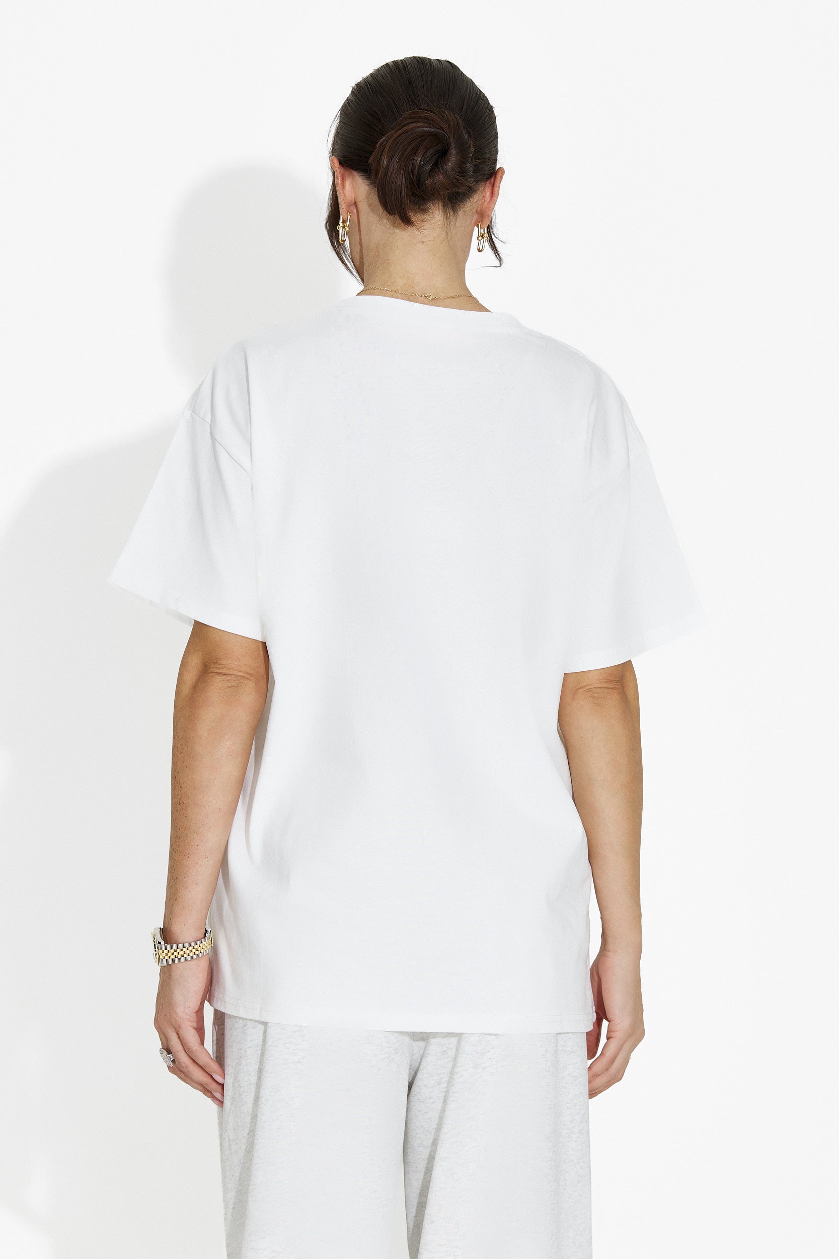 Női fehér hétköznapi póló Lunesa Bogas