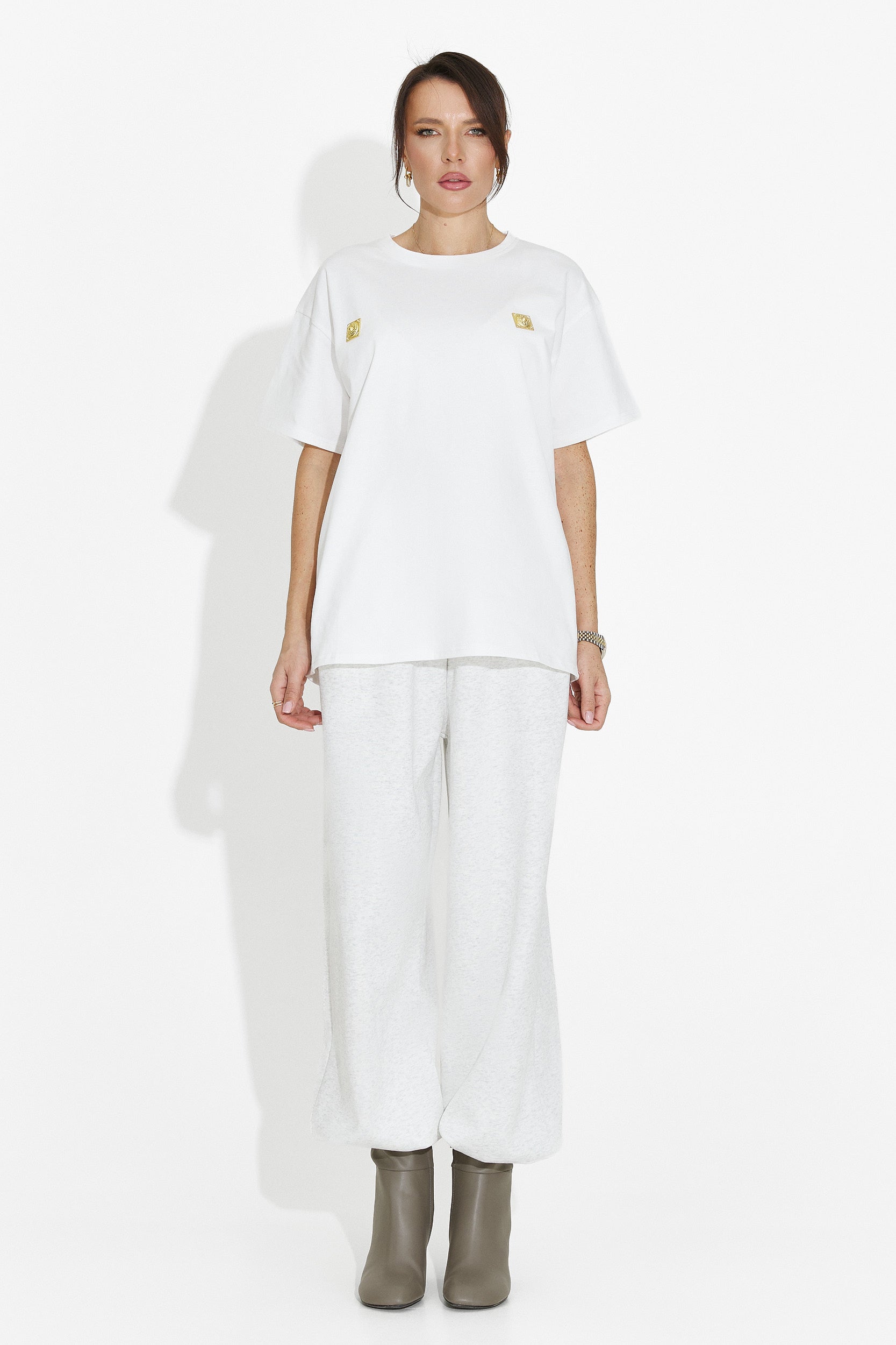 Női fehér hétköznapi póló Lunesa Bogas