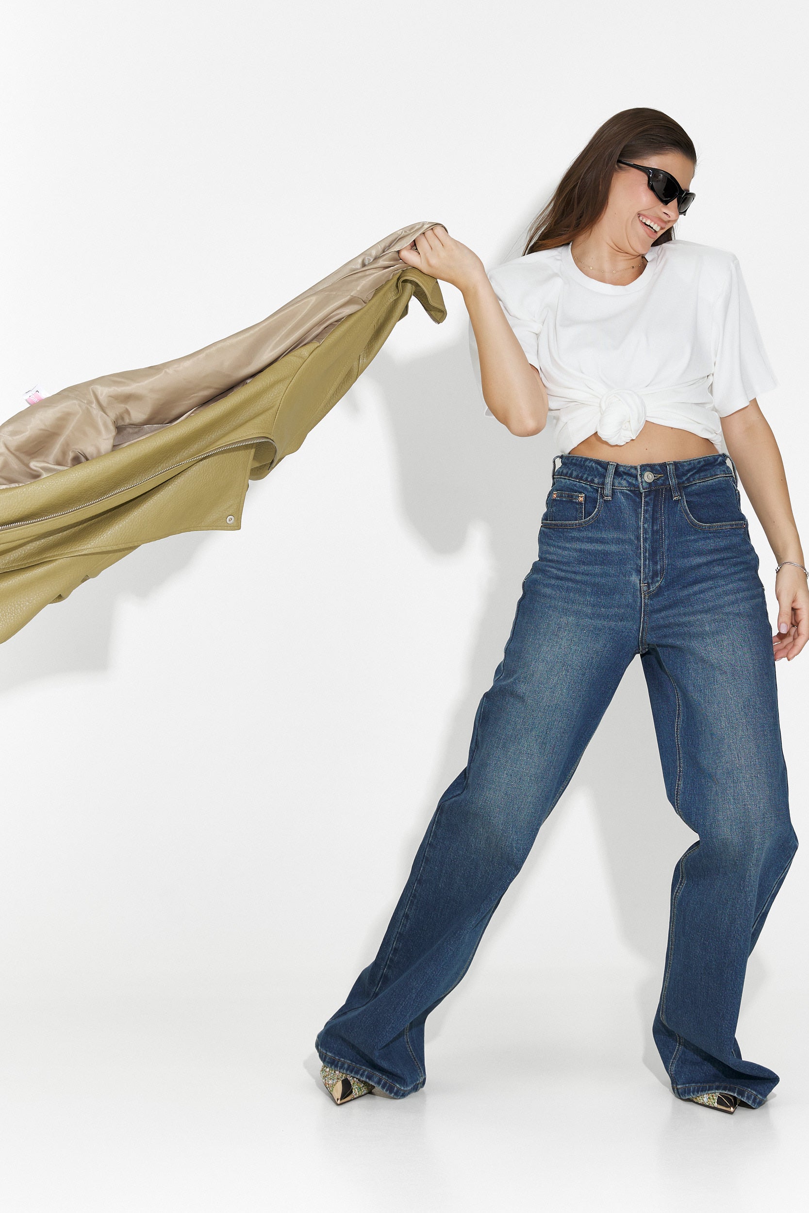 Norelia Bogas Hétköznapi Fehér Női Póló