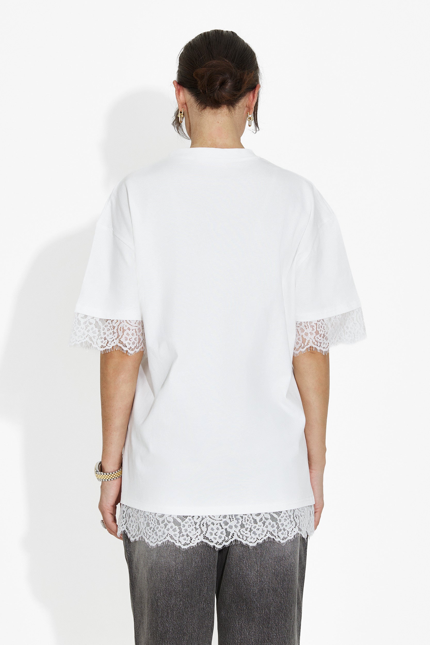 Női fehér, hétköznapi póló Wilda Bogas