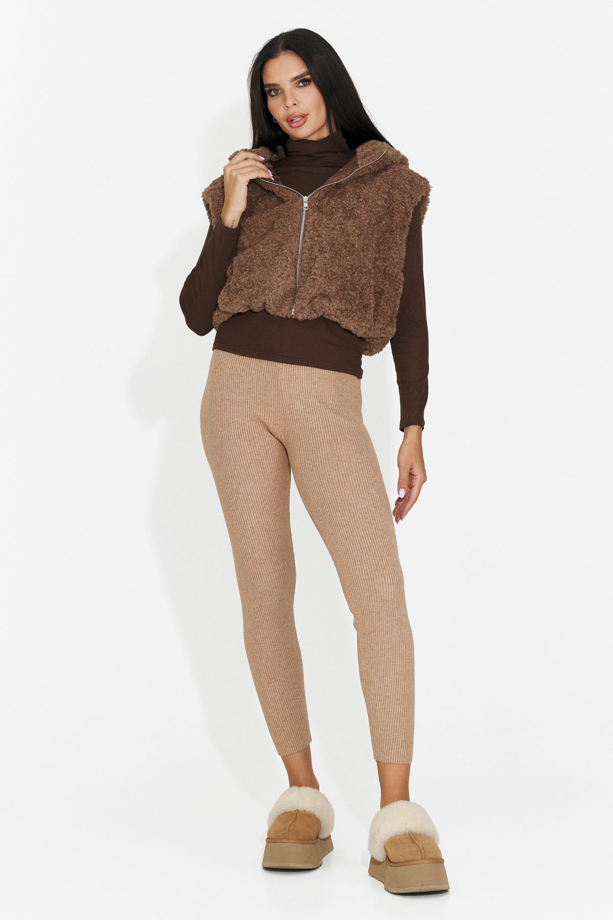 Vesta casual maro Lalaeina Bogas