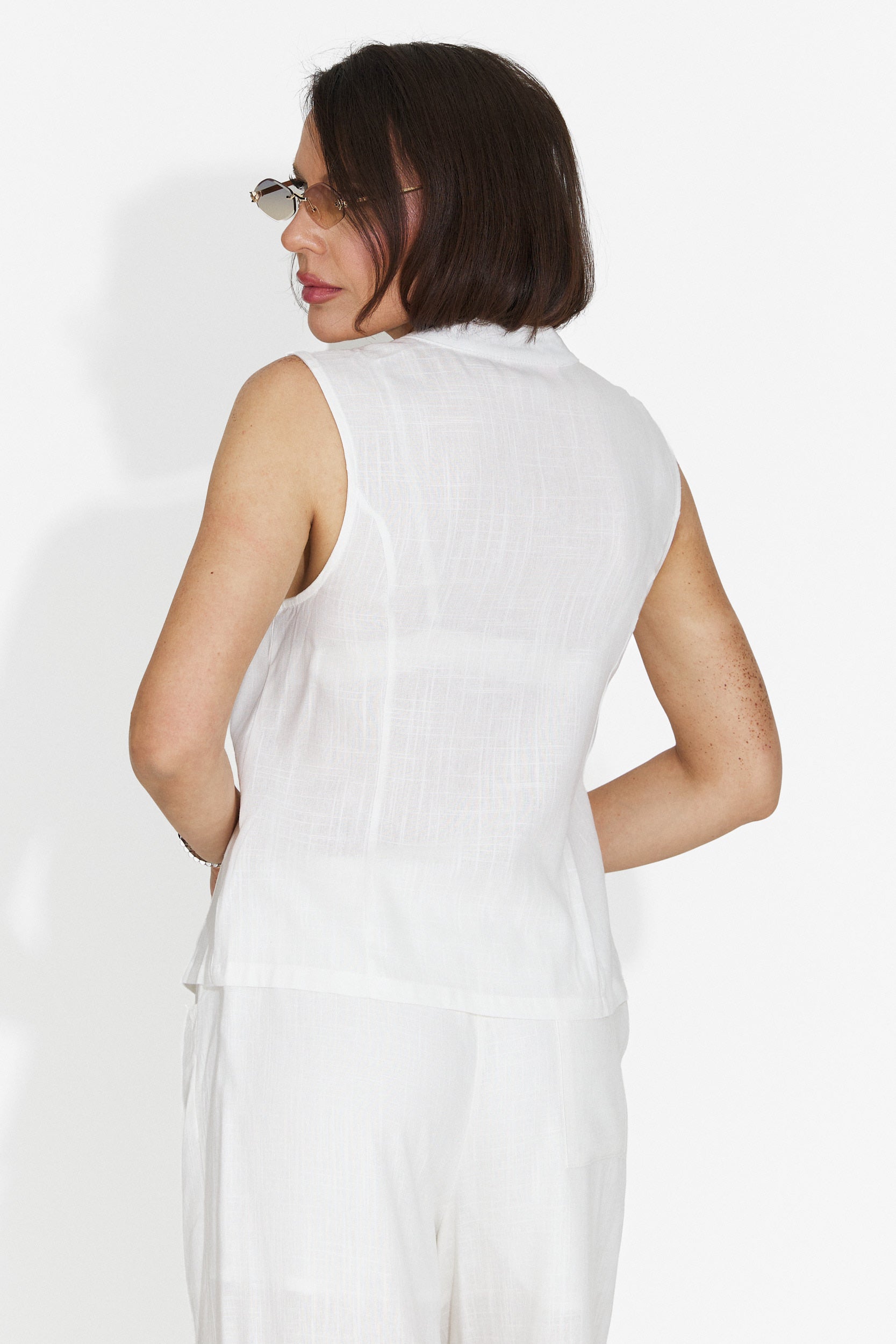Dicsőség Bogas Alkalmi Fehér Női Mellény