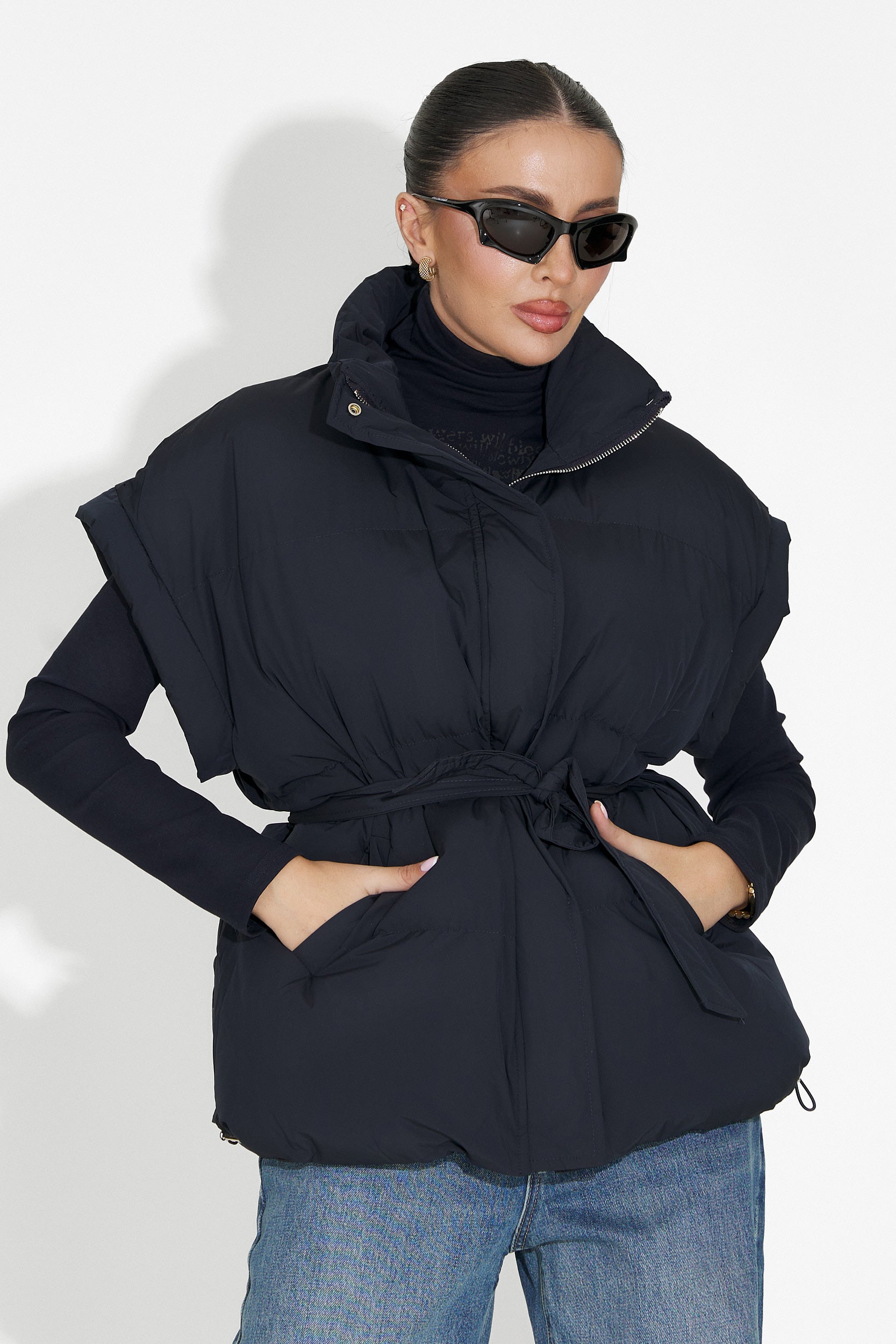 Denoria Bogas Tengerészkék Alkalmi Női Mellény