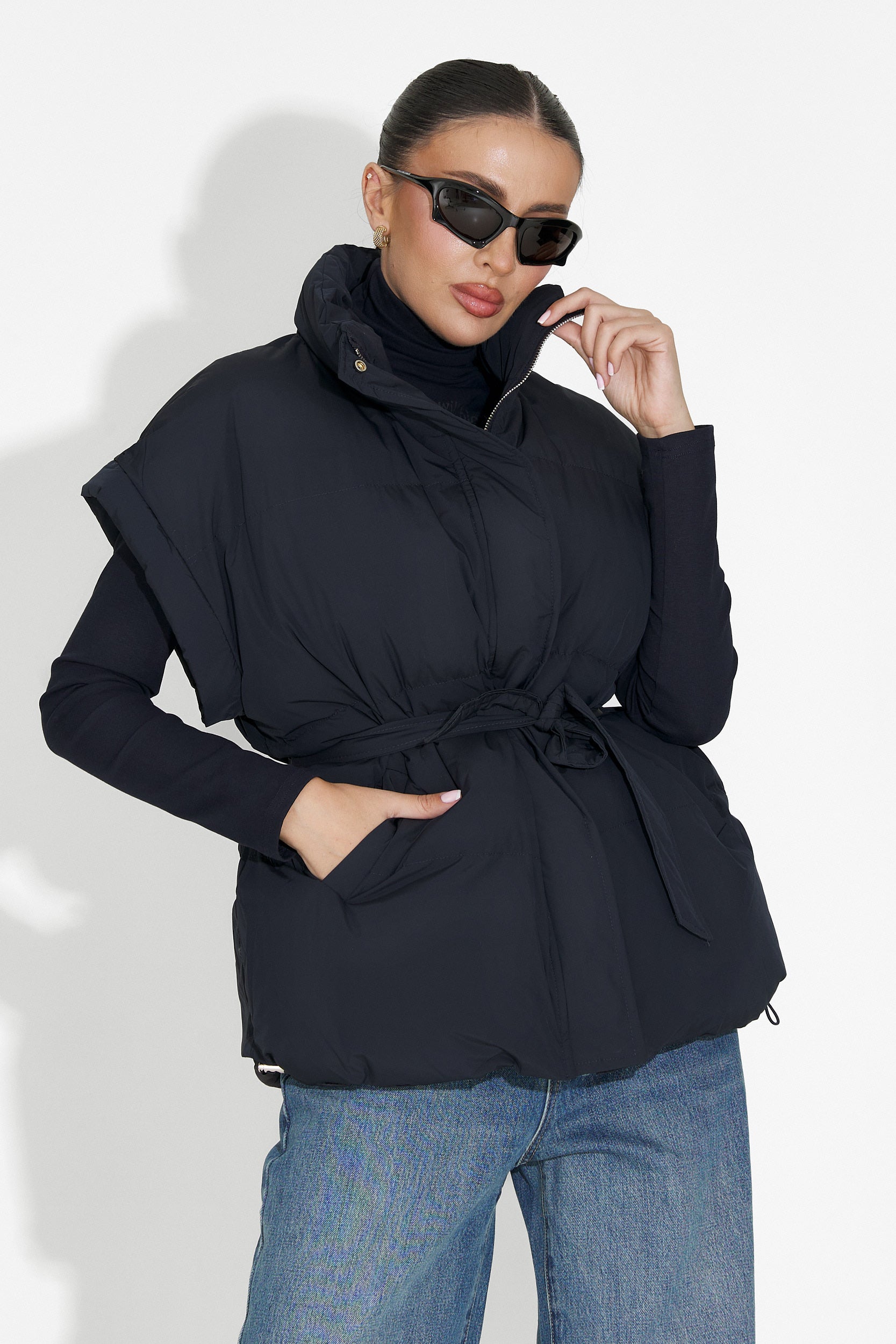 Denoria Bogas Tengerészkék Alkalmi Női Mellény