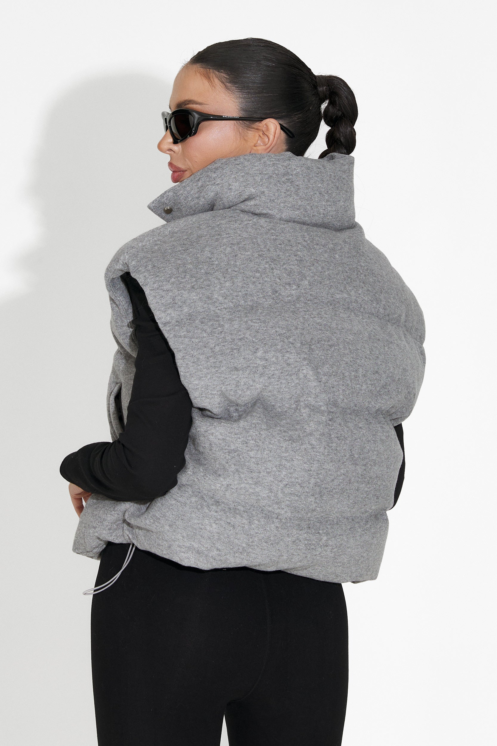 Cendira Bogas Kényelmes Szürke Női Mellény