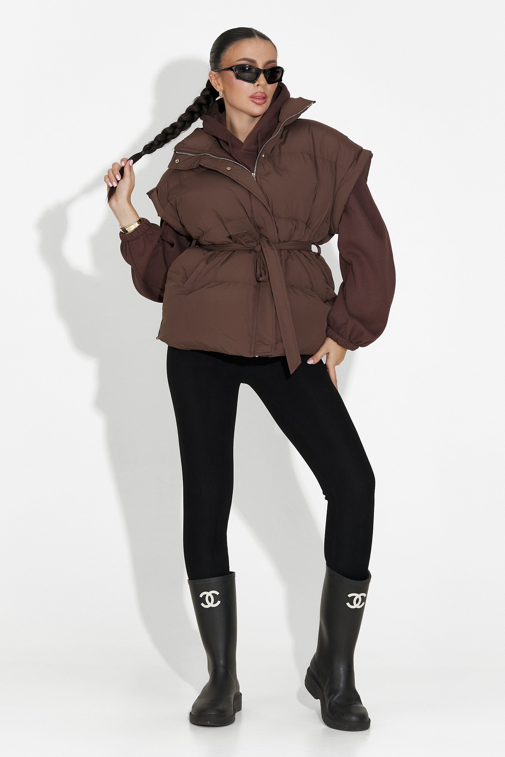 Denoria Bogas Barna Hétköznapi Női Mellény