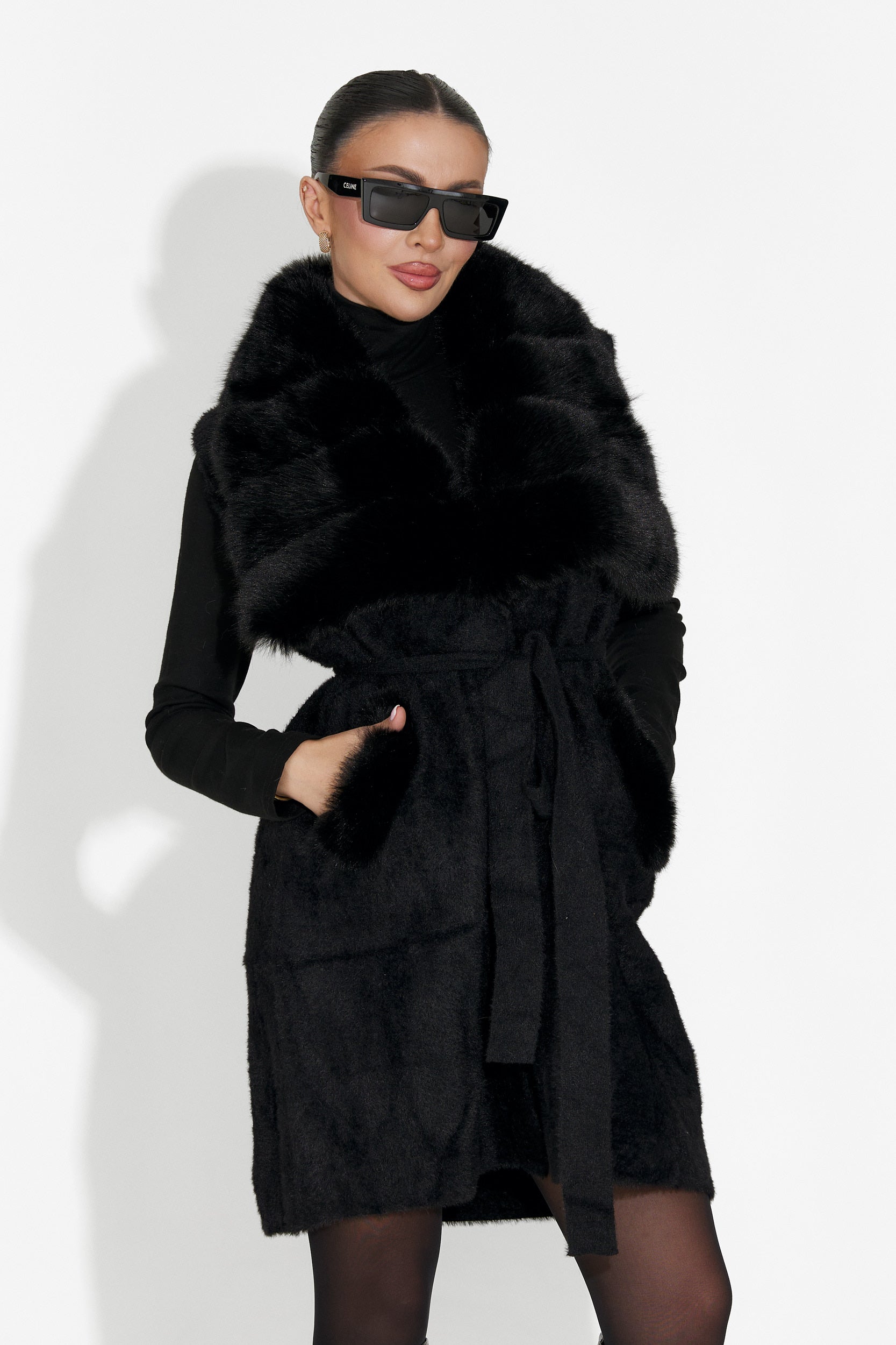 Cloria Bogas Fekete Hölgy Mellény